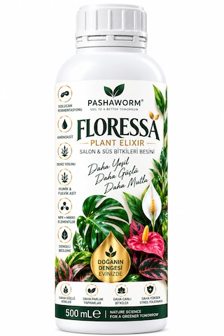 Pashaworm Floressa Salon Ve Süs Bitkileri Besini 500 Ml