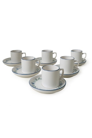 Keramika Daphne Nordic Kahve Takımı 12 Parça 6 Kişilik 22921-24
