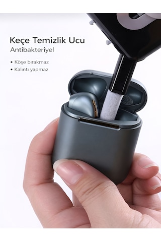 Limited 6in1 Elektronik Temizleme Seti Laptop Tablet Klavye Kulaklık Office Temizlik Kiti Beyaz