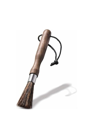 Monyee Espresso Makinesi Ve Kahve Değirmeni Temizleme Fırçası - Doğal Yaban Domuzu Tüyü, Ceviz Ağacı Sapı Ve Deri Askı İpi İle Profesyonel Kahve Aleti Diğer