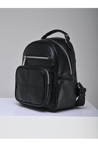 Daniele Patrici Şehir A5 Deri Sırt Çantası 169478880 Siyah