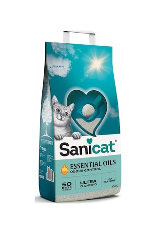 Sanicat Essential Oils Kokusuz Kedi Kumu 10 Kg