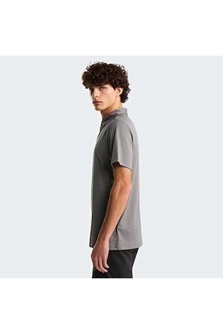 The North Face Tanken Erkek Polo T-shirt Nf0a2waz0uz1 Gri
