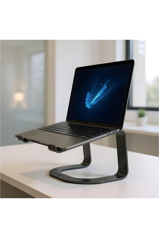 Prexua Lifter Ergonomik Metal Notebook & Laptop Standı - Metal - Siyah - Lft4015bl