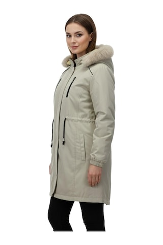 Baglan Kadın Kapüşonlu İçi Peluş Mont Bgl-st05028 Taş