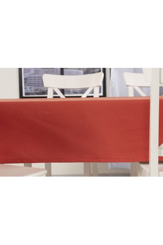 Düz Masa Örtüsü Kiremit