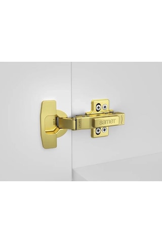 Samet Master Frenli Düz Menteşe Gold 2 Li Paket