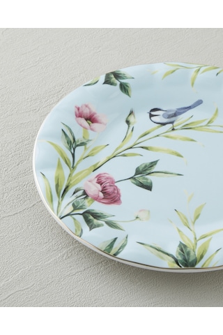 English Home Vanilla New Bone China Pasta Tabağı 20 Cm Açık Mavi