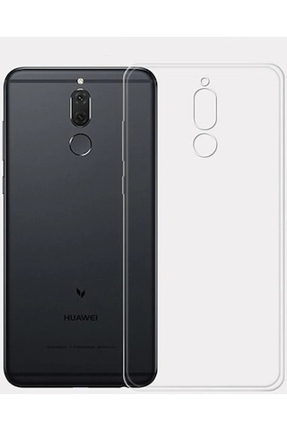 Gld-spt- Newface Huawei Mate 10 Lite Kılıf Lüx Şeffaf Silikon