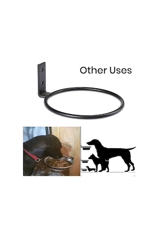 A3-vazo Tutucu Pot Tutucu Ekici Metal Duvar Asma Halkası Pratik Iyi Yükleme Saksı Tutucu Halka Duvara Monte Kolay Kurulum