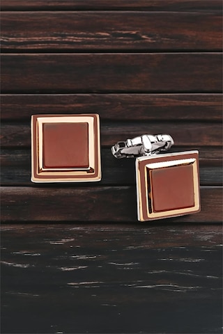 Gümüş Akik Taşlı Kol Düğmesi -5786