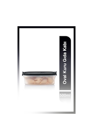 Tupperware Oval Kuru Gıda Kabı-1 500ml