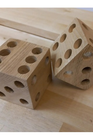 Zar Şeklinde Ahşap Kalemlik / Makyaj Fırçalık