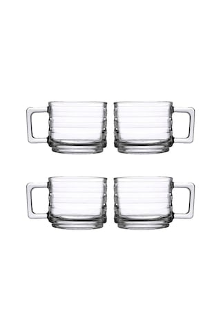 Paşabahçe 55833 Bricks 4'lü Çay-kahve Kupası 250 Cc