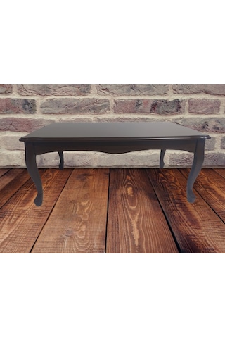 Orta Sehpa DEMONTE LÜKEN ASLAN Kayın ince torna Ayrılabilir ayak Parlak Ceviz Renk Natüre El Yapım