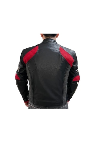 Venom D1 Racing Deri Ceket Siyah