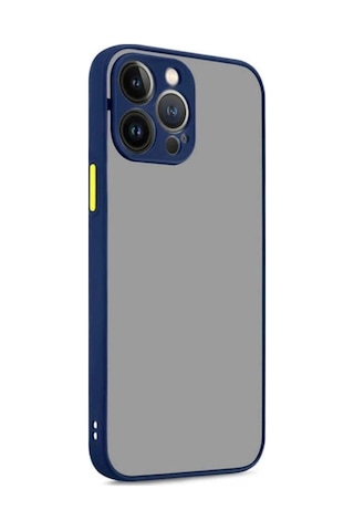 Apple Uyumlu iPhone 13 Pro Max Kılıf Zore Hux Kapak Lacivert