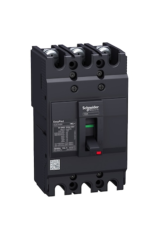 Schneider Ezc100H3040, 40 Amper, 30 Ka, 3 Kutuplu, Kompakt Şalter Schneider Ezc100H3040, 40 Amper, 30 Ka, 3 Kutuplu, Kompakt Şalter