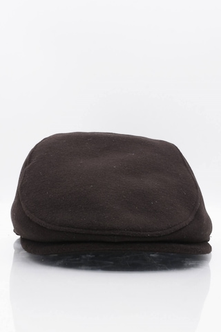 Külah Erkek Şapka Kahve Kışlık Trend Flat Cap Yün Kasket - Standart Kahverengi