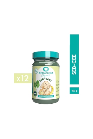 Organik Ek Gıda Seb-cee 100 G Meyve-Sebze Püresi 12'li