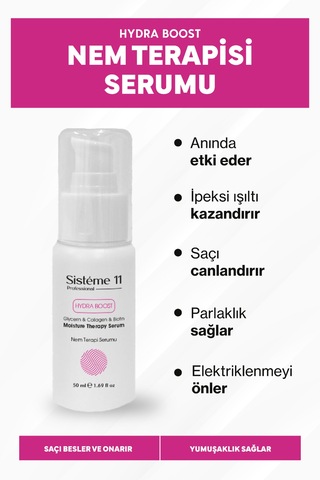 Sisteme 11 Nem Terapisi Saç Serum 50 Ml