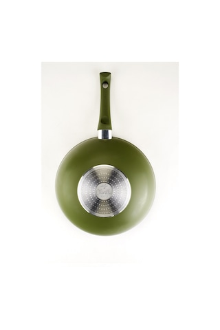 İlla Olıvılla 28 CM Wok Tava Zeyinyağ İçerikli Kaplama