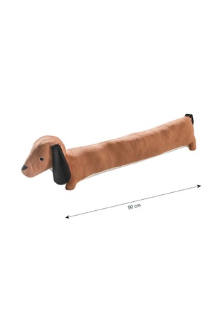Kahverengi Köpek Figürlü Pelüş Bebek Kırlent