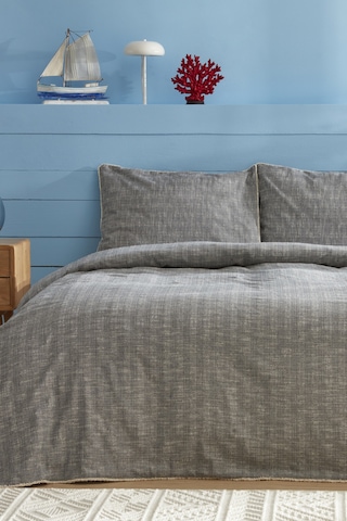 Nautica Home Marlen Tek Kişilik Yatak Örtüsü Seti Antrasit