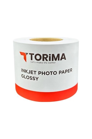 Torima İnkjet Fotoğraf Kağıdı 12.7x65 Metre Parlak Dx100 Yazıcıya Uyumlu