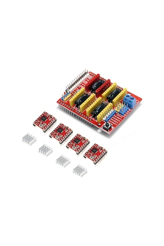 Arduino Cnc Shield Arduino Uno Klon 4X A4988 Dahil