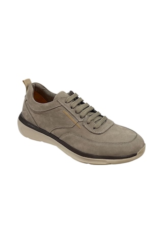 Freefoot 252012-1 Erkek Casual Deri Nubuk Ayakkabı Kış 24 Bej