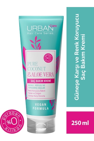 Urban Care Pure Coconut & Aloe Vera Renk Koruyucu Saç Bakım Kremi 250 ML