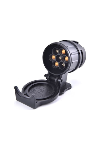 Ic 13 İla 7 Pinli Konnektör Adaptörü Römork Konnektörü 12v Çekme Çubuğu Çekme