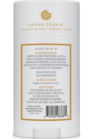 Native Sugar Cookie Alüminyumsuz Stick Deodorant 75gr