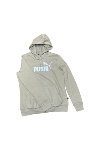 Puma Ess Logo Hoodie Fl Bej Kadın Sweatshırt