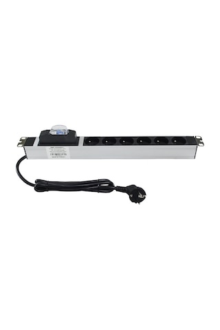 Amp Connect 19 İnç 1U 6 Çıkş Ups Fransız Otomatik Sigortalı