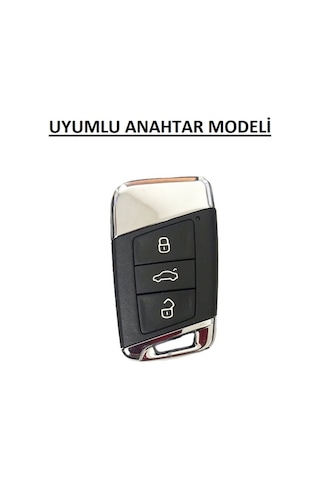 Skoda Uyumlu Superb Anahtar Kabı, Anahtar Kılıfı. Süperlüx (533071771)