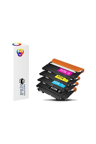 Hp Color Laser 150a Yazıcı Uyumlu Chipli 4renk Uyumlu Toner 117a 1100 Syf