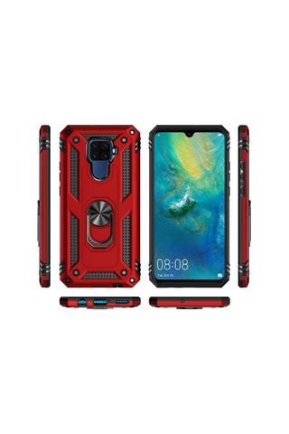 Huawei Mate 30 Lite Kılıf Zore Vega Kapak Mavi