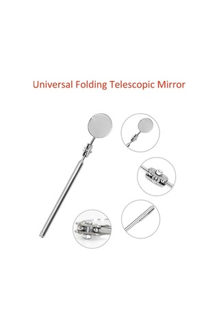 Novahub Evrensel Katlanabilir Otomobil Aynası - 30mm Çelik Kaynak Ve Şasi Kontrolü İçin Dayanıklı