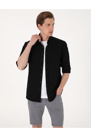 Pierre Cardin Erkek Siyah Gömlek Desenli 50307162-vr046 Siyah