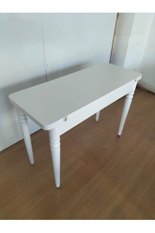 110 X 45 Katlanır Beyaz Masa