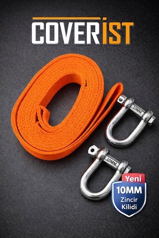 Araç Çekme Halatı 10mm Çelik Uçlu 3 Metre Turuncu Halat 2.5 Tona Kadar Araç Çekme Halatı 10mm Çelik Uçlu 3 Metre Turuncu Halat 2.5 Tona Kadar