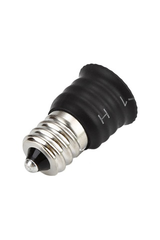 E12'den E14 Soketine Işık Lambası Adaptörü Dönüştürücü Tutucu L-ed Ampul Adaptörü