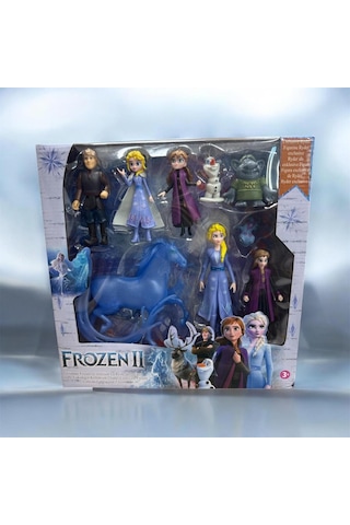 Frozen 2 Karakter Setim - 9'lu Figür Seti - Karlar Ülkesi 2 Özel Koleksiyon Figürleri