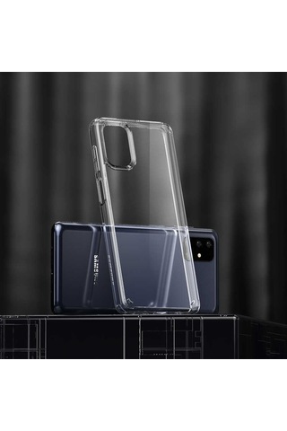 Samsung Uyumlu Galaxy M51 Kilif Full Seffaf Sararmaz Kapak 424416347