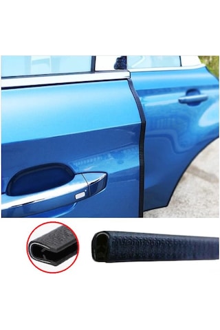 Siyah Renk Araç Kapı Koruma Fitili Kapı Çarpma Çizik Önleyici N11.4172