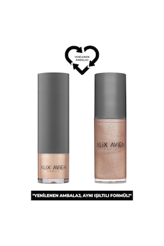 Alix Avien Pembe Işıltılı Likit Aydınlatıcı Yüz & Vücut İçin 101 30 ML