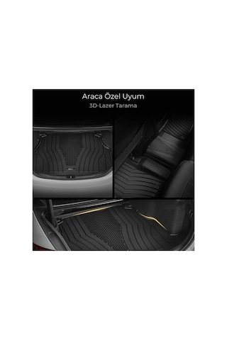 Mercedes Glc X253 2016-2022 Araca Özel Tpe Paspas Seti