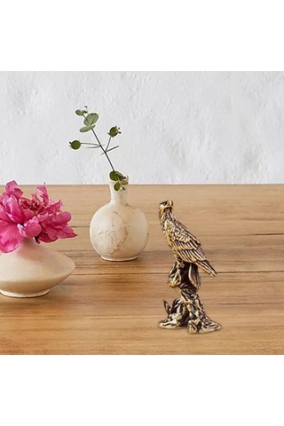 Trendooze Pirinç Kartal Heykeli, Bahçe Kuşu İçin Yard Çim Süs